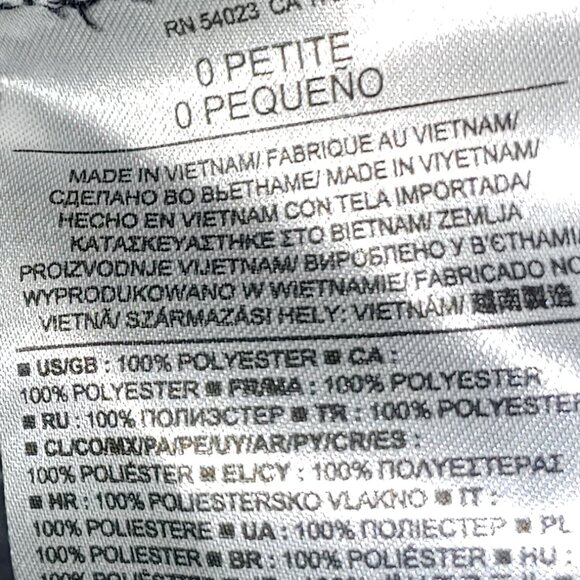 BANANA REPUBLIC Black and White Floral Racerback Midi Dress Size 0P - Picture 3 of 7